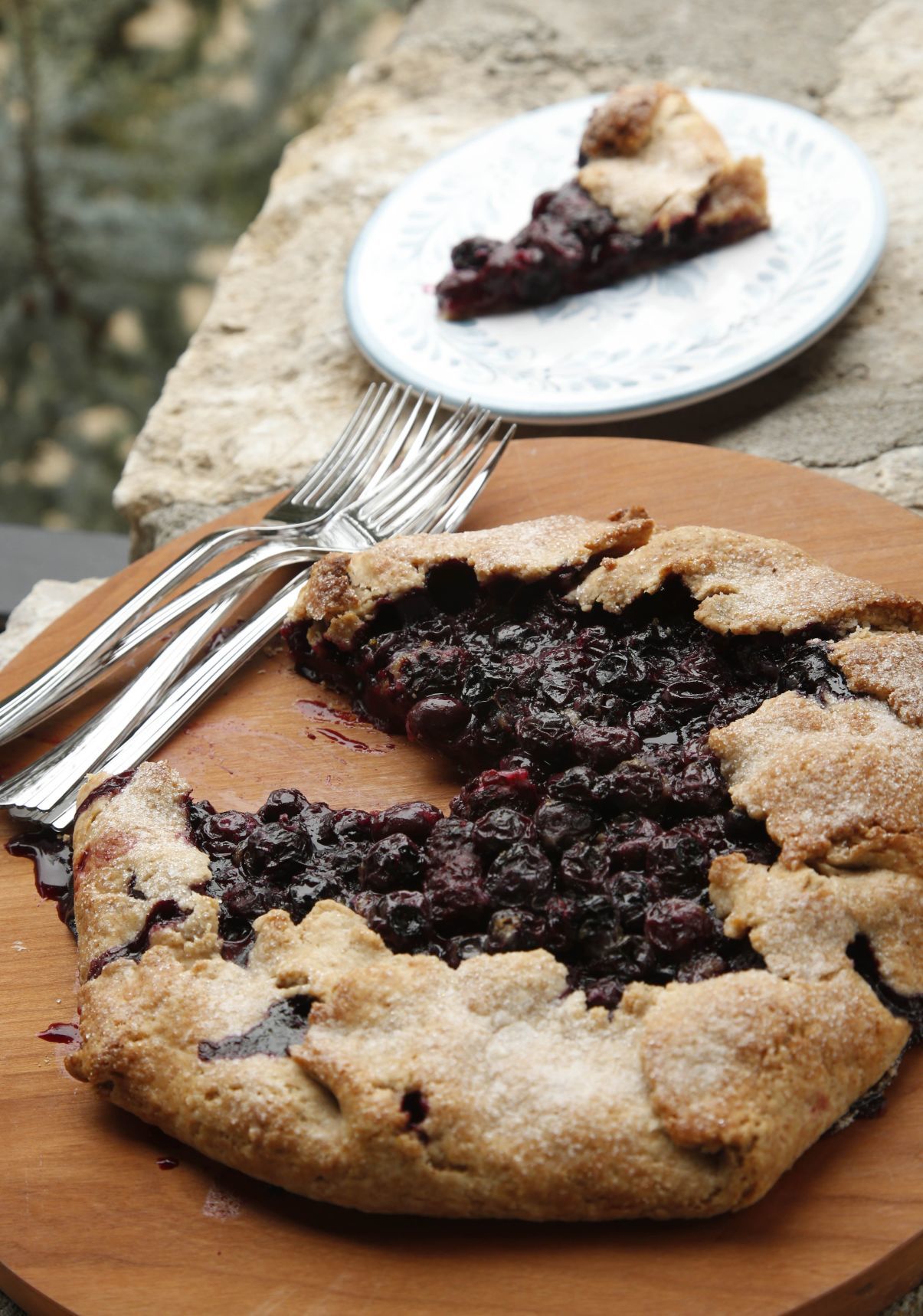 Black-and-Blue Berry Galettes
